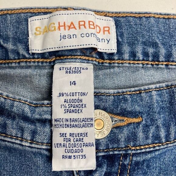 SAG HARBOR‎ Jean Company Women’s Jeans Size 14 Inseam 26.5 - Picture 8 of 10